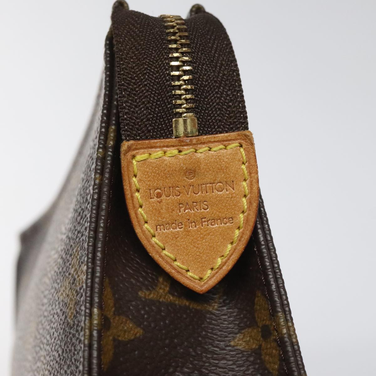 LOUIS VUITTON Monogram Poche Toilette 15 Pouch M47546 LV Auth hk2075