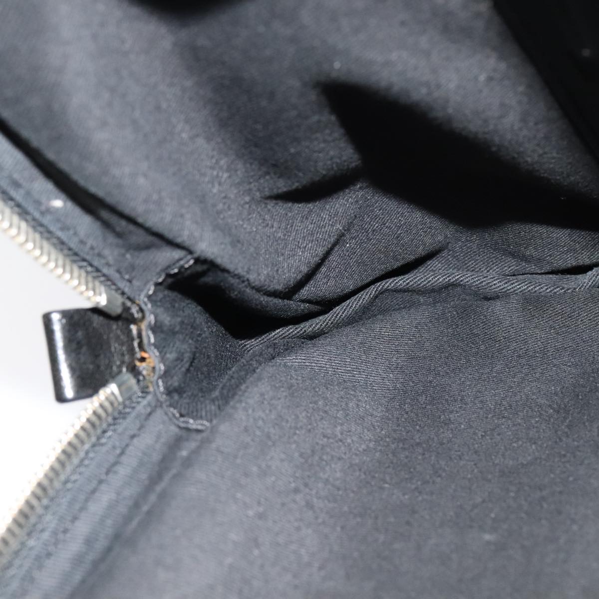 Chloe Paddington Body Bag Leather Black Silver Auth hk2099