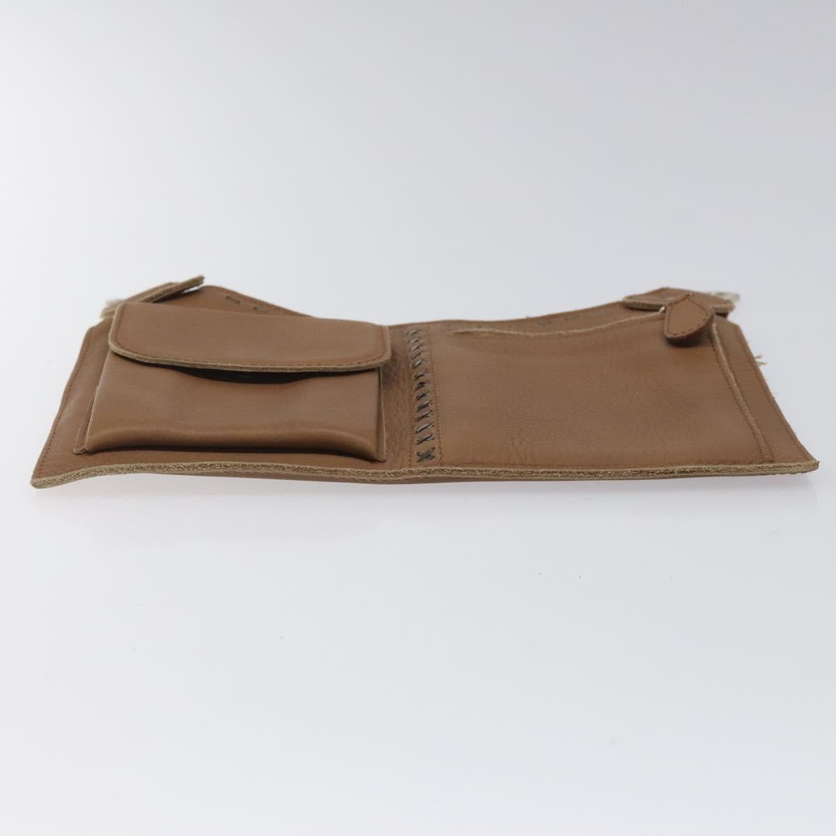 BOTTEGA VENETA Waist bag Leather Brown Auth hk2178