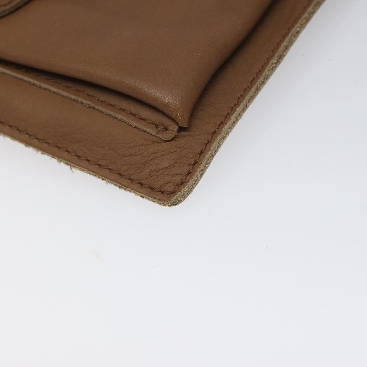 BOTTEGA VENETA Waist bag Leather Brown Auth hk2178