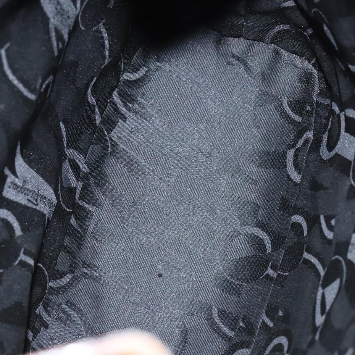 Salvatore Ferragamo Shoulder Bag Canvas Brown Auth hk2205