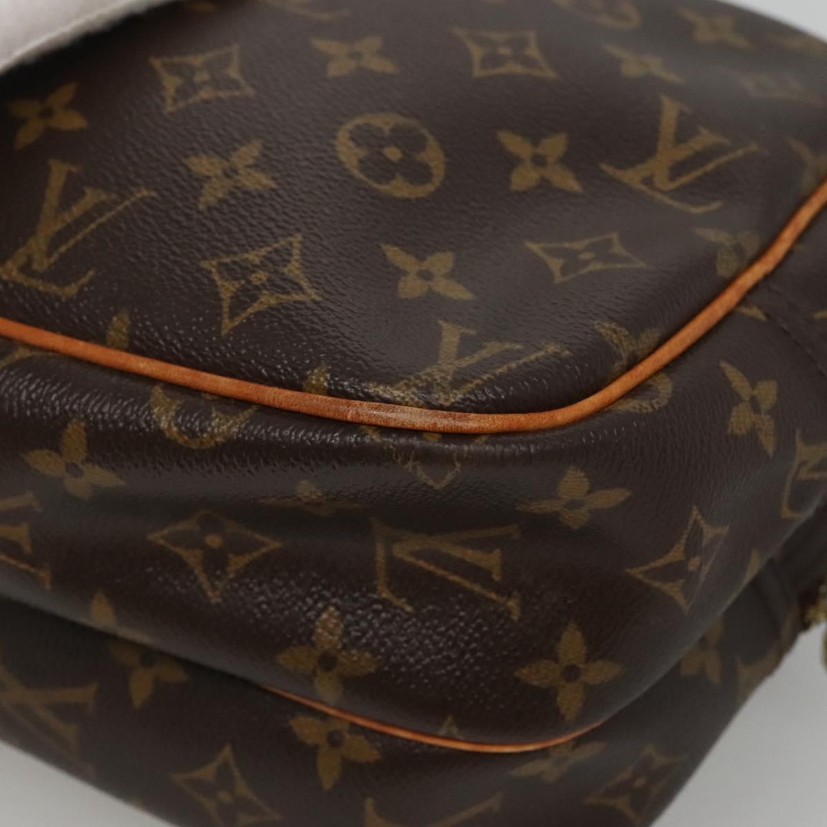 LOUIS VUITTON Monogram Reporter PM Shoulder Bag M45254 LV Auth hk2234