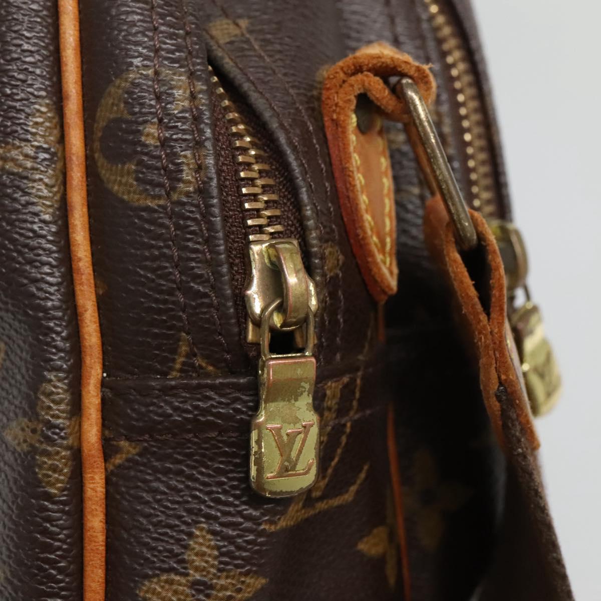 LOUIS VUITTON Monogram Reporter PM Shoulder Bag M45254 LV Auth hk2234