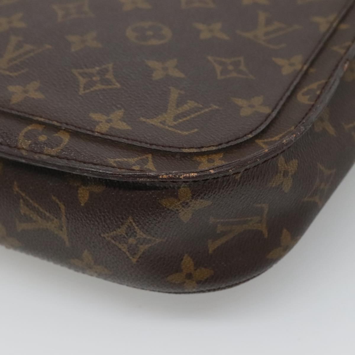 LOUIS VUITTON Monogram Saint Cloud GM Shoulder Bag M51242 LV Auth hk2235