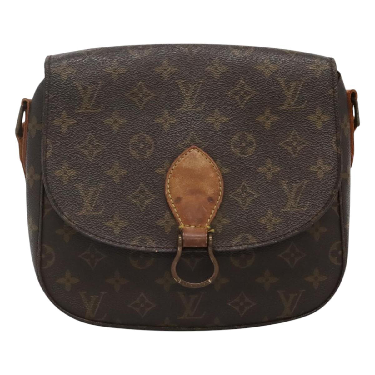 LOUIS VUITTON Monogram Saint Cloud GM Shoulder Bag M51242 LV Auth hk2235