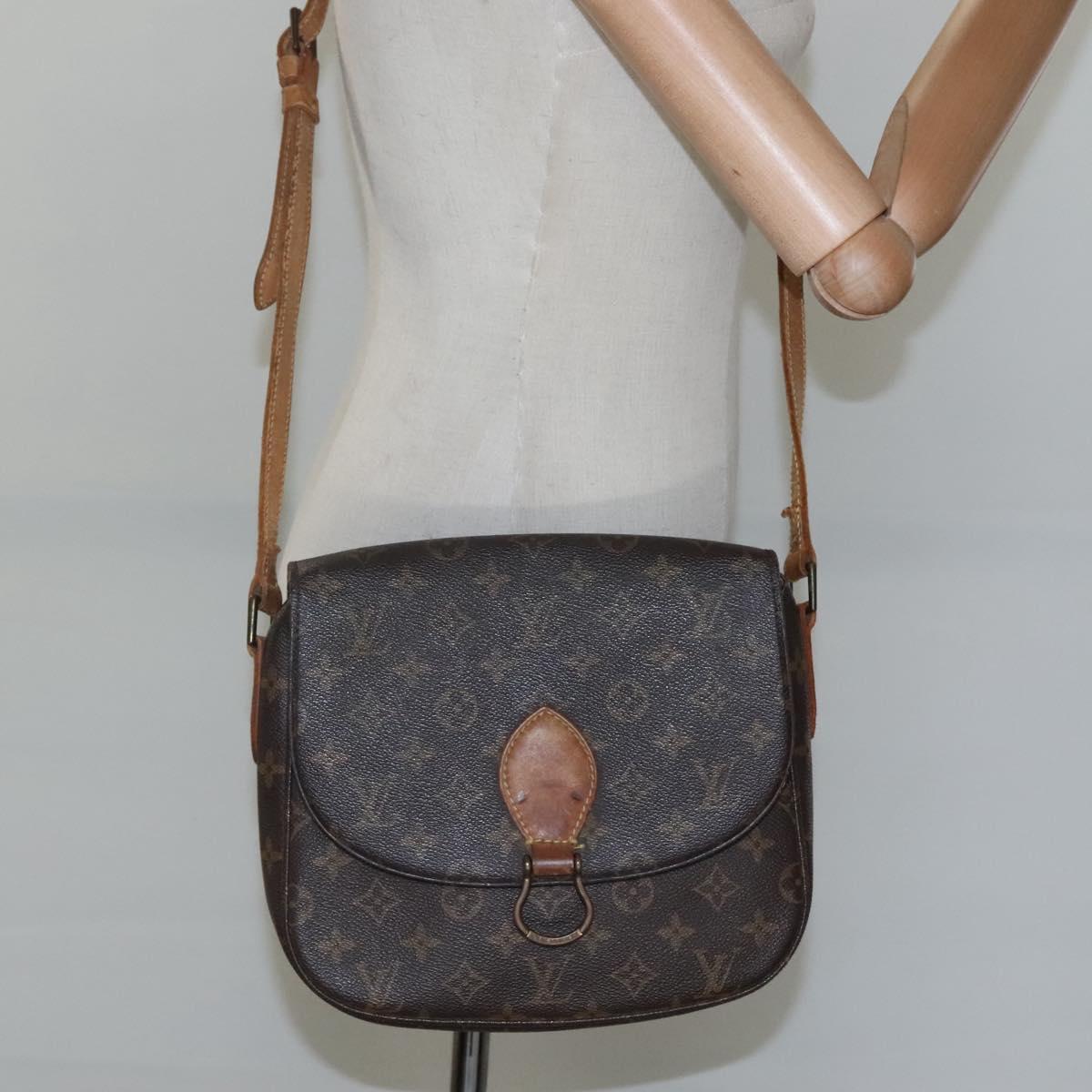 LOUIS VUITTON Monogram Saint Cloud GM Shoulder Bag M51242 LV Auth hk2235