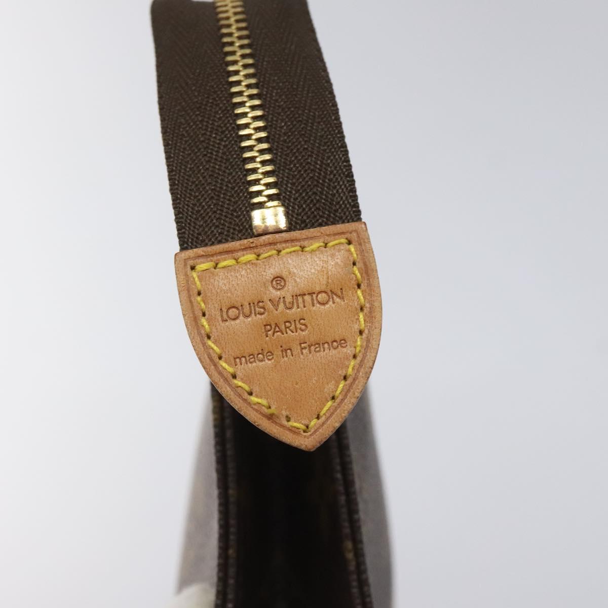 LOUIS VUITTON Monogram Poche Toilette 19 Pouch M47544 LV Auth hk2245