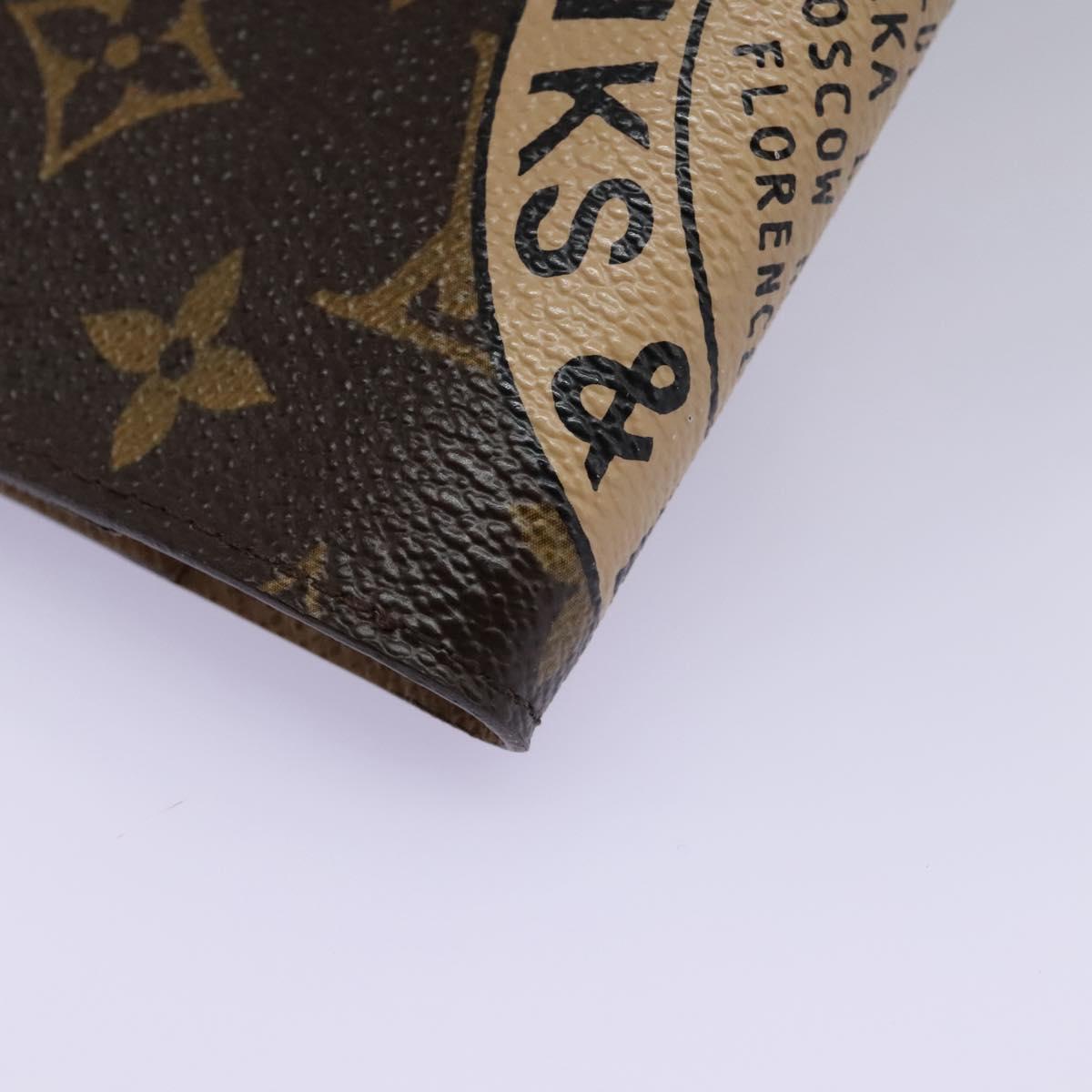 LOUIS VUITTON Monogram T&B Agenda PM Day Planner Cover R21039 LV Auth hk2247