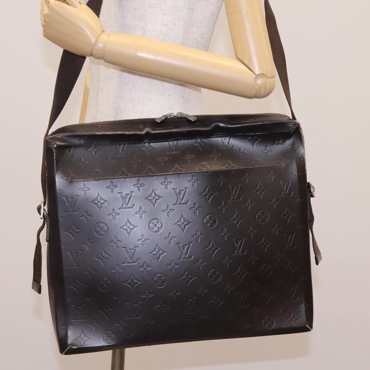 LOUIS VUITTON Monogram Lace Steve Shoulder Bag Brown M46530 LV Auth hk2271