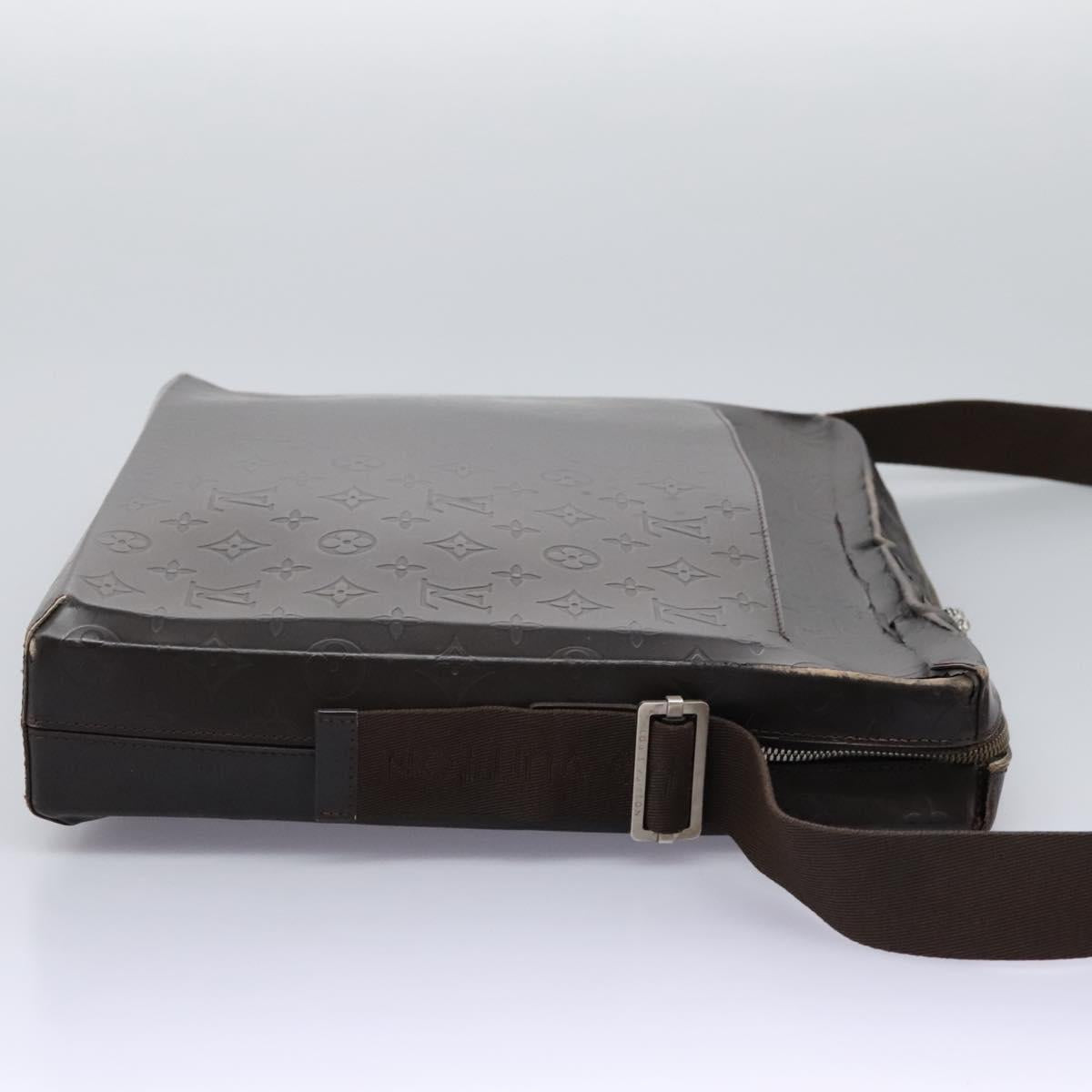 LOUIS VUITTON Monogram Lace Steve Shoulder Bag Brown M46530 LV Auth hk2271