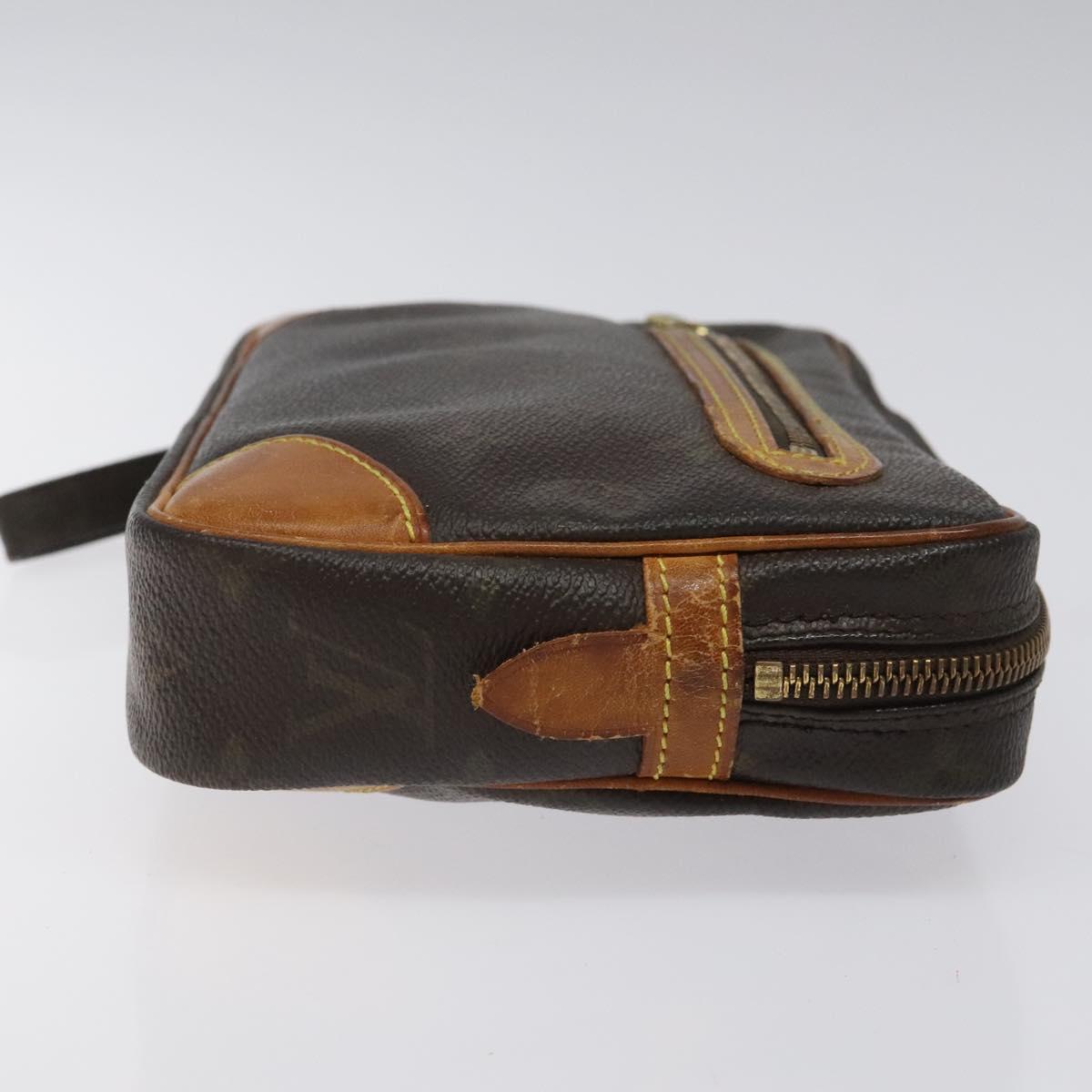 LOUIS VUITTON Monogram Marly Dragonne GM Clutch Bag M51825 LV Auth hk2291