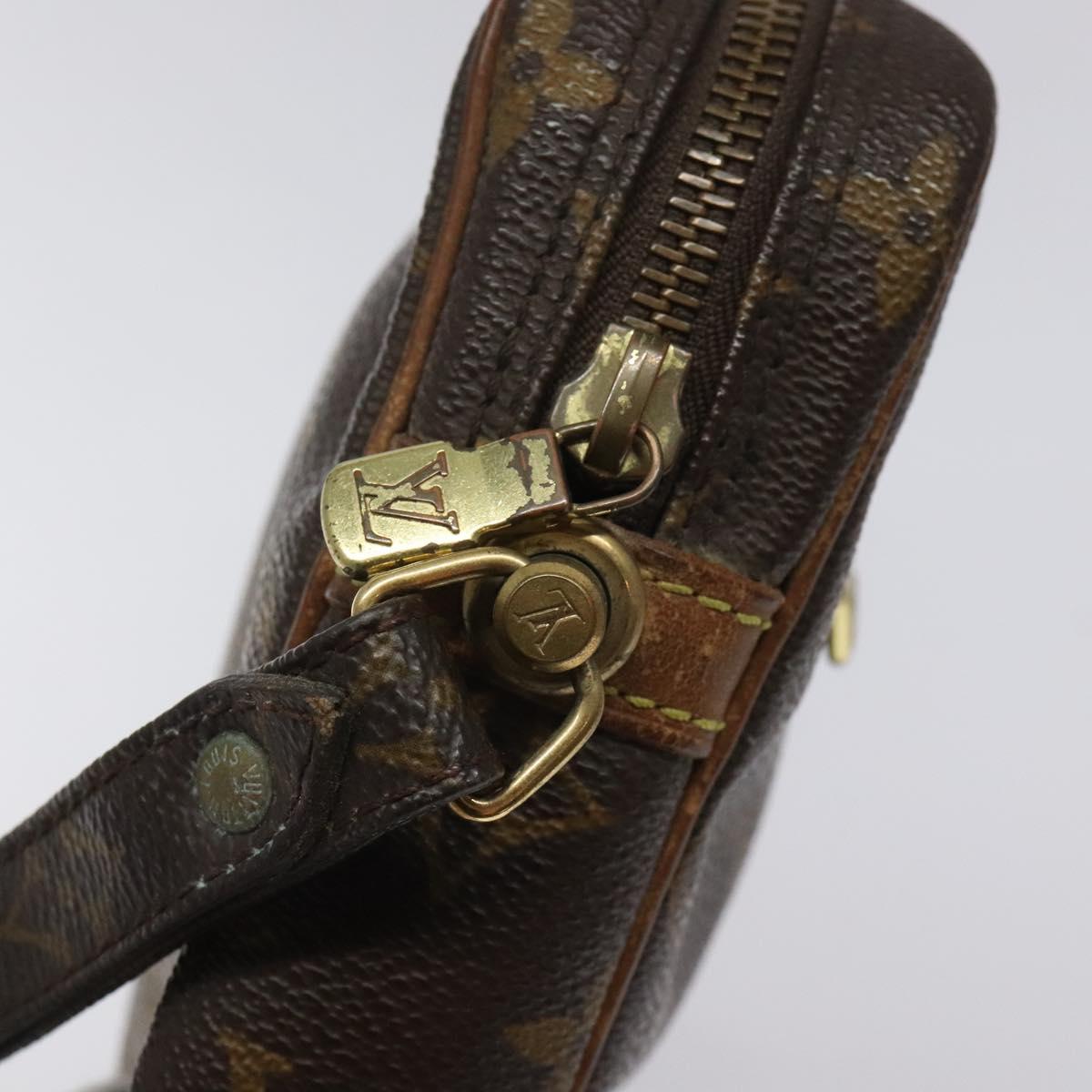 LOUIS VUITTON Monogram Marly Dragonne GM Clutch Bag M51825 LV Auth hk2292