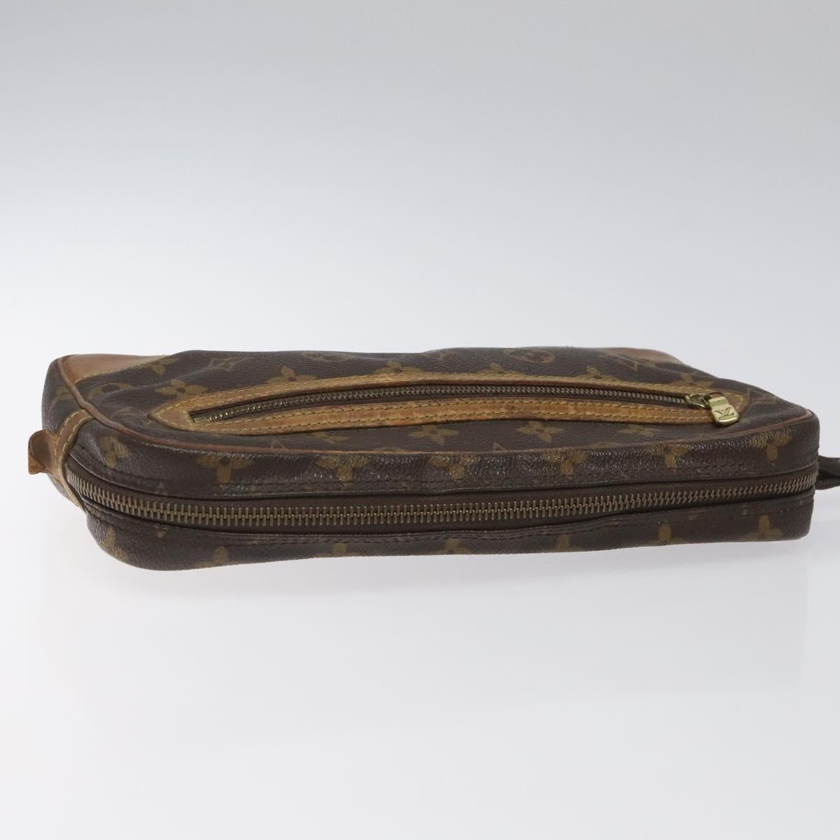 LOUIS VUITTON Monogram Marly Dragonne GM Clutch Bag M51825 LV Auth hk2292