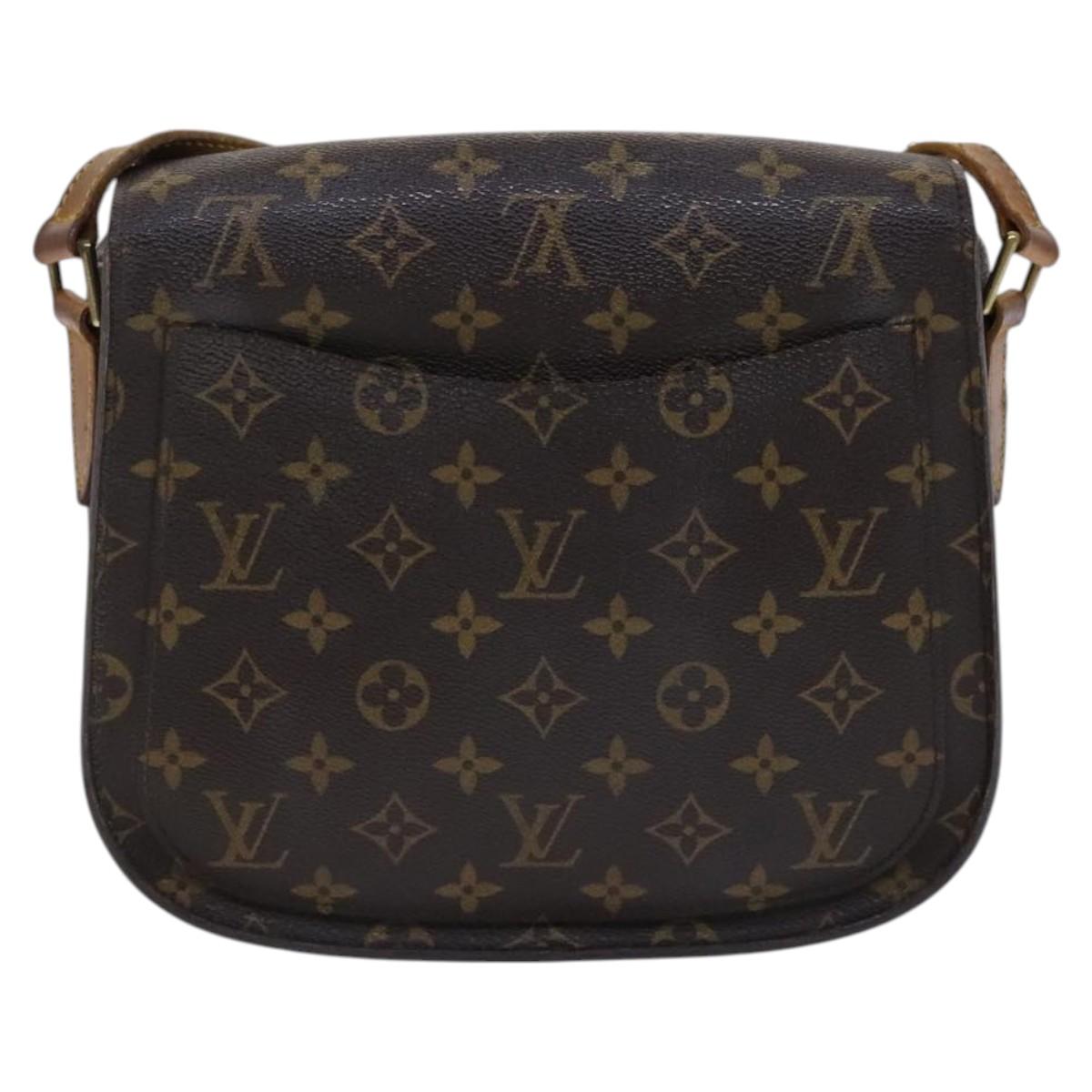 LOUIS VUITTON Monogram Saint Cloud GM Shoulder Bag M51242 LV Auth hk2296