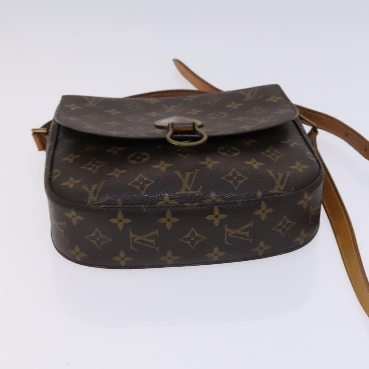 LOUIS VUITTON Monogram Saint Cloud GM Shoulder Bag M51242 LV Auth hk2296
