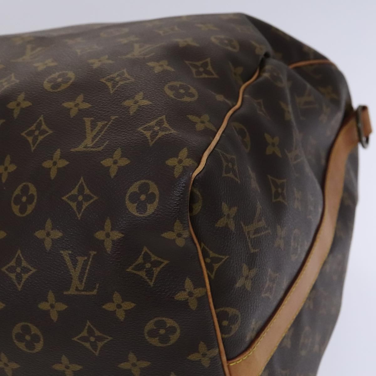 LOUIS VUITTON Monogram Keepall Bandouliere 60 Boston Bag M41412 LV Auth hk2300