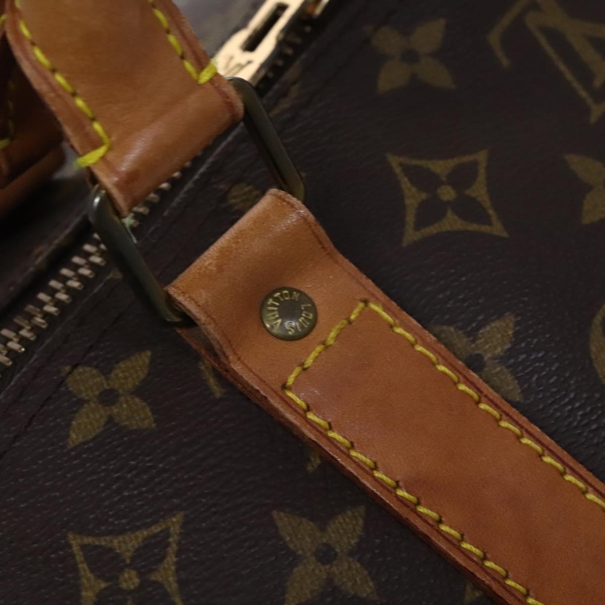 LOUIS VUITTON Monogram Keepall Bandouliere 60 Boston Bag M41412 LV Auth hk2300