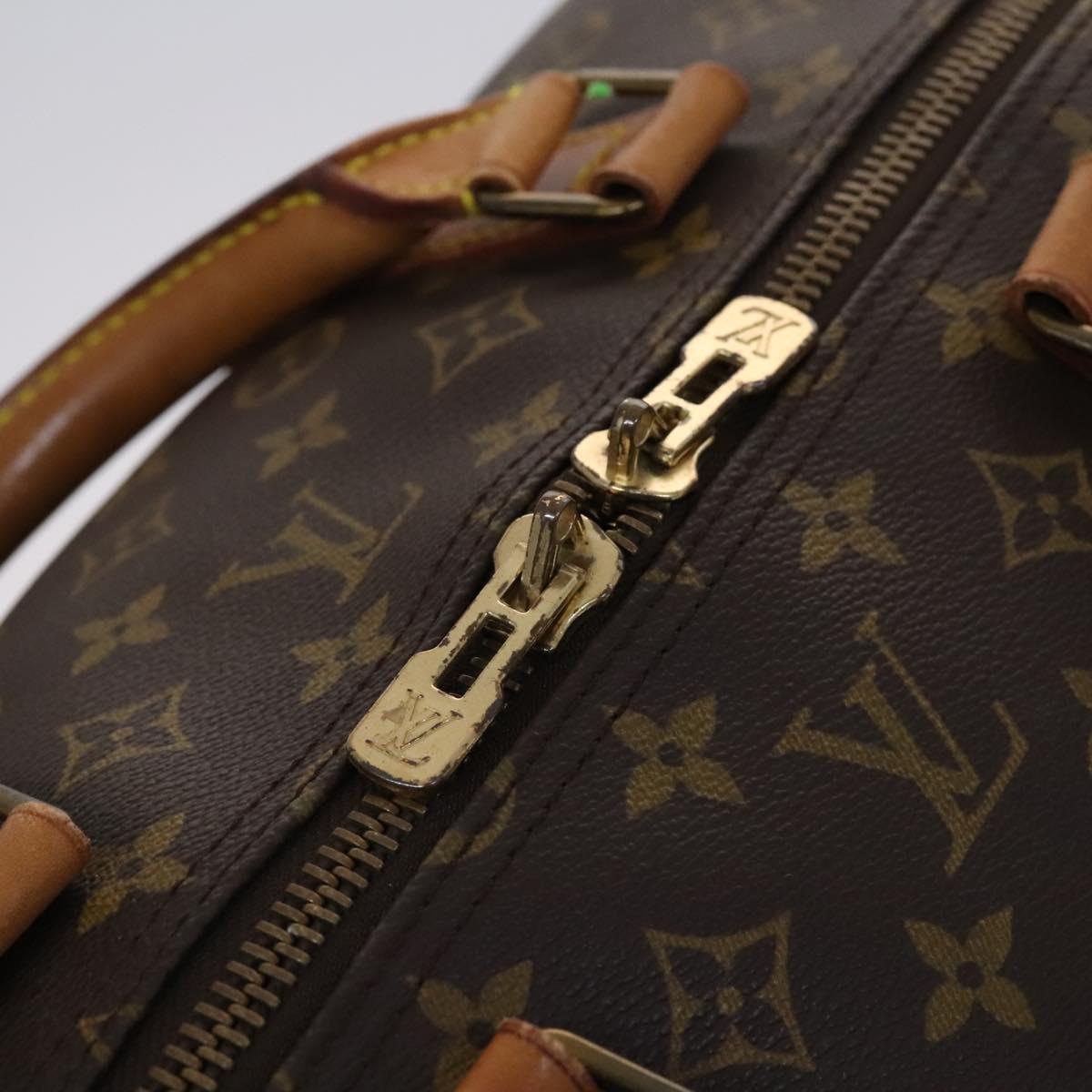 LOUIS VUITTON Monogram Keepall Bandouliere 60 Boston Bag M41412 LV Auth hk2300