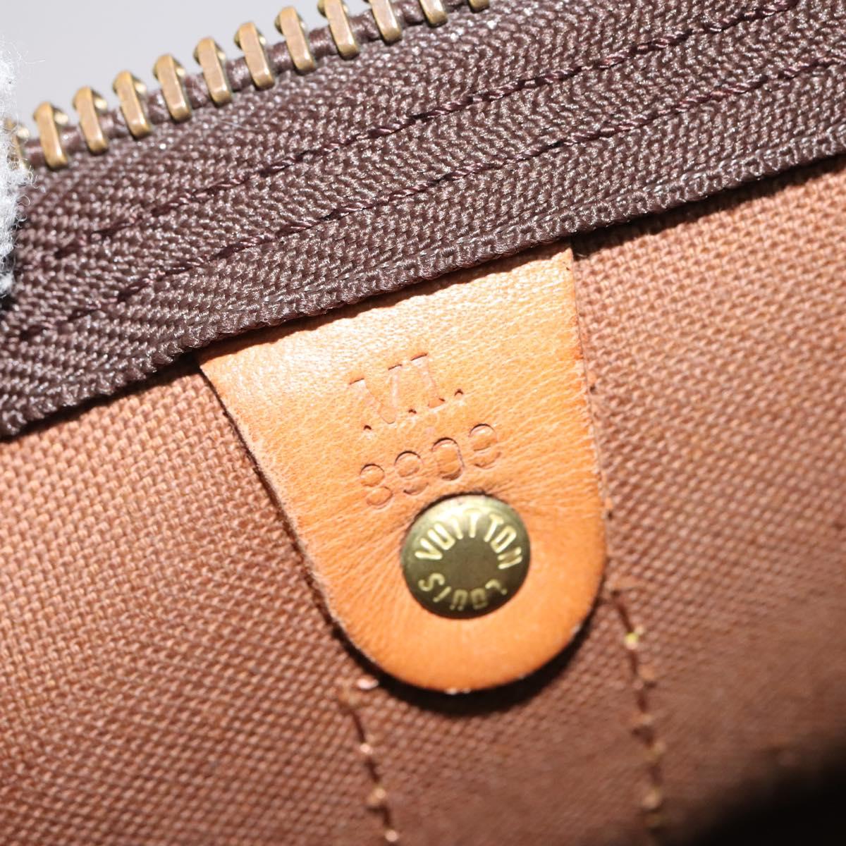 LOUIS VUITTON Monogram Keepall Bandouliere 60 Boston Bag M41412 LV Auth hk2300