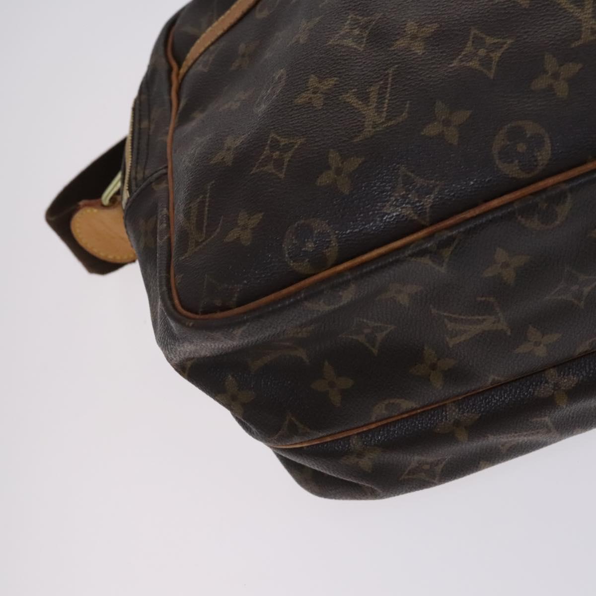 LOUIS VUITTON Monogram Reporter GM Shoulder Bag M45252 LV Auth hk2306