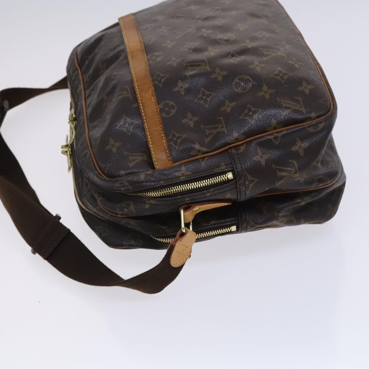LOUIS VUITTON Monogram Reporter GM Shoulder Bag M45252 LV Auth hk2306