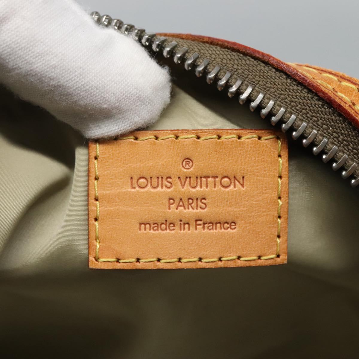 LOUIS VUITTON Damier Geant Trousse Albatross Clutch Bag Khaki M93089 Auth hk2315