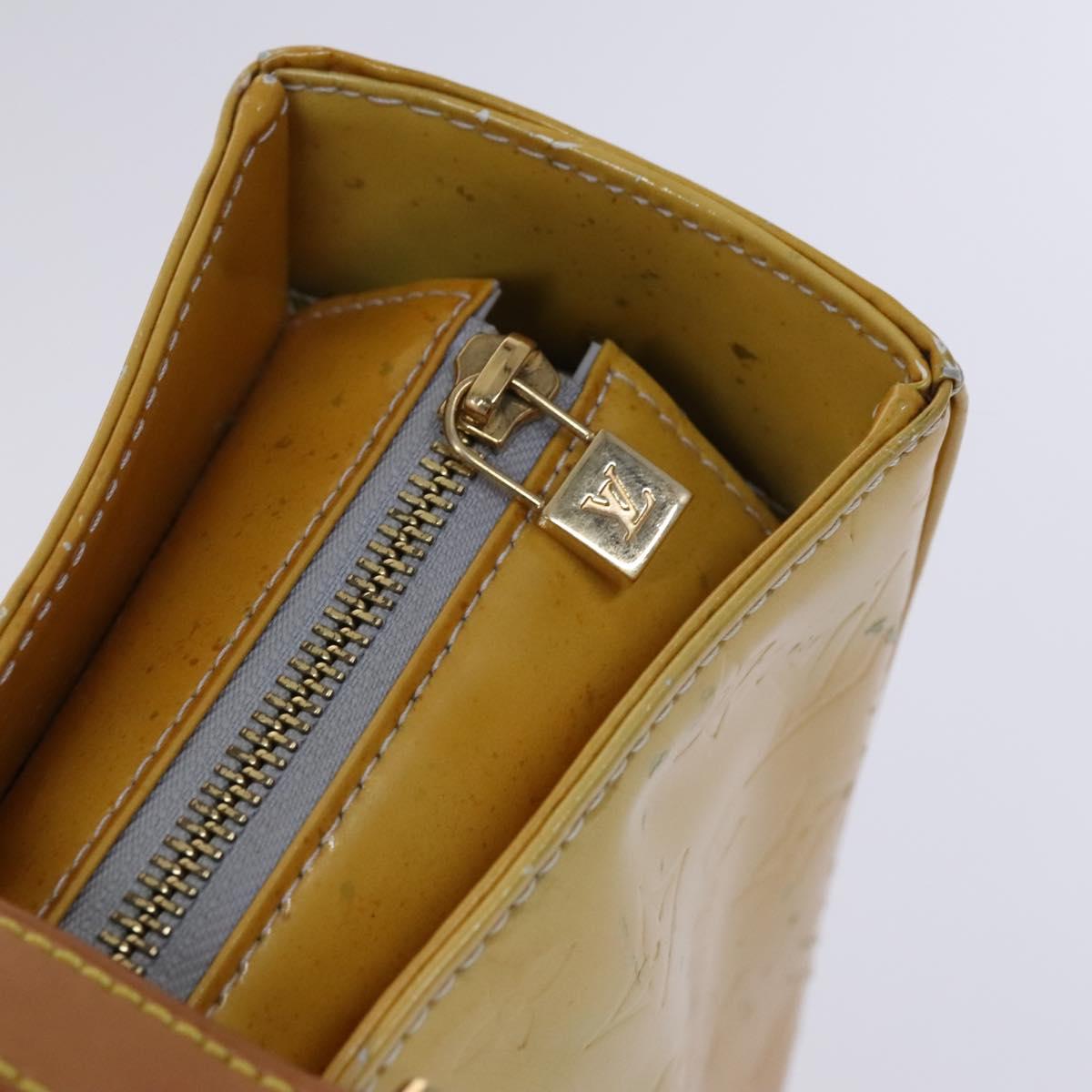 LOUIS VUITTON Monogram Vernis Columbus Tote Bag Gris M91028 LV Auth hk2353