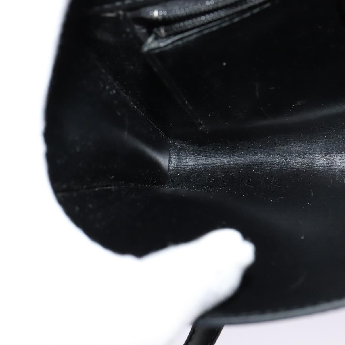 LOUIS VUITTON Epi Pochette Arche Shoulder Bag Black Noir M52572 LV Auth hk2361