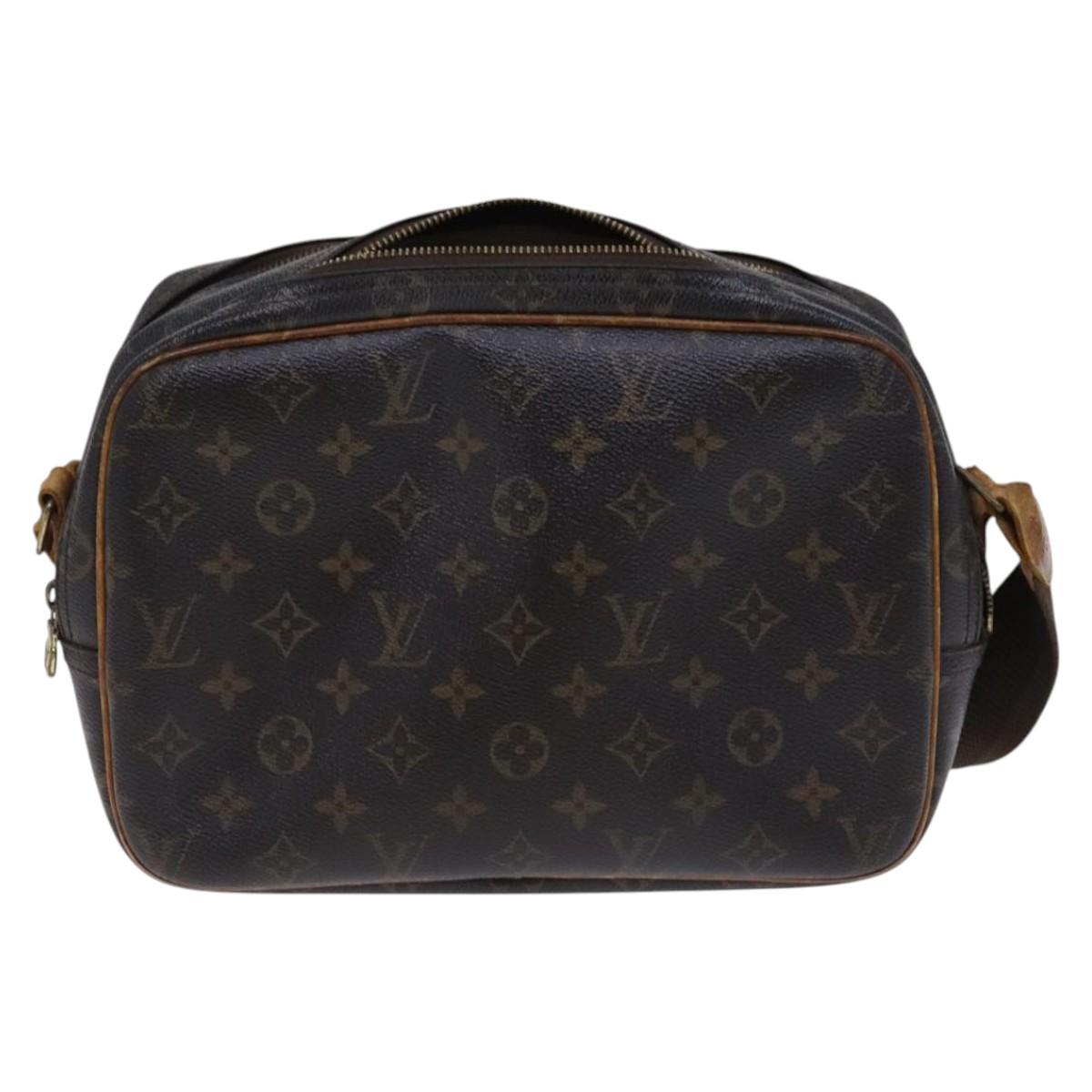 LOUIS VUITTON Monogram Reporter PM Shoulder Bag M45254 LV Auth hk2367