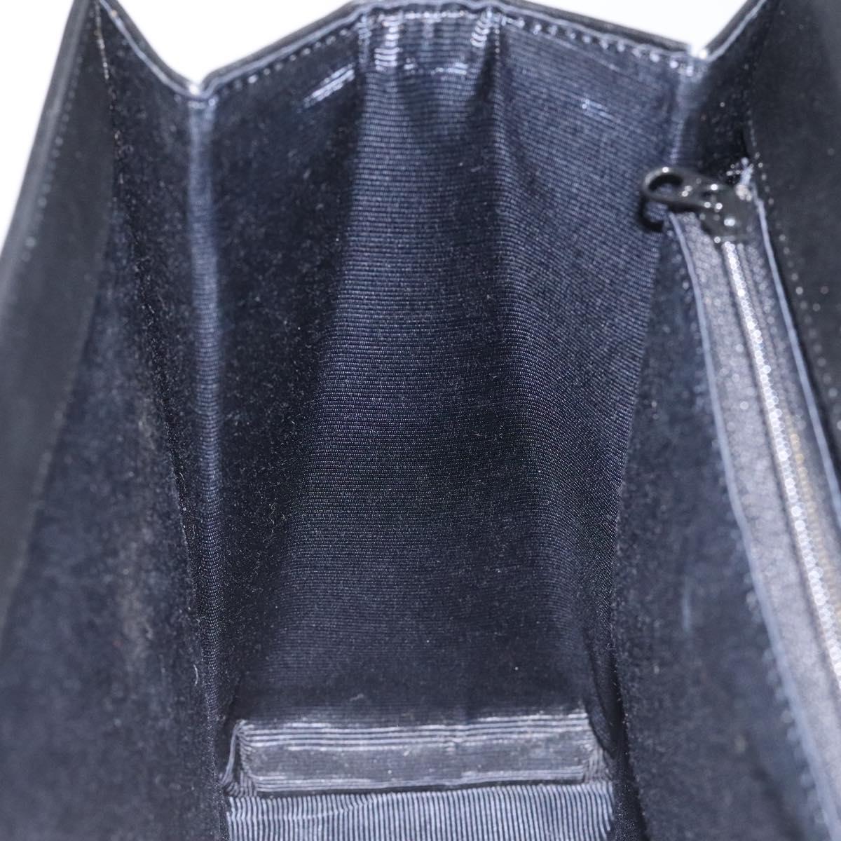 GIVENCHY Hand Bag Leather Black Auth hk2395