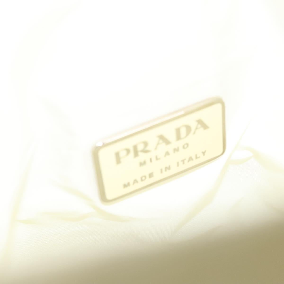 PRADA Sports Backpack Nylon White Auth hk2405