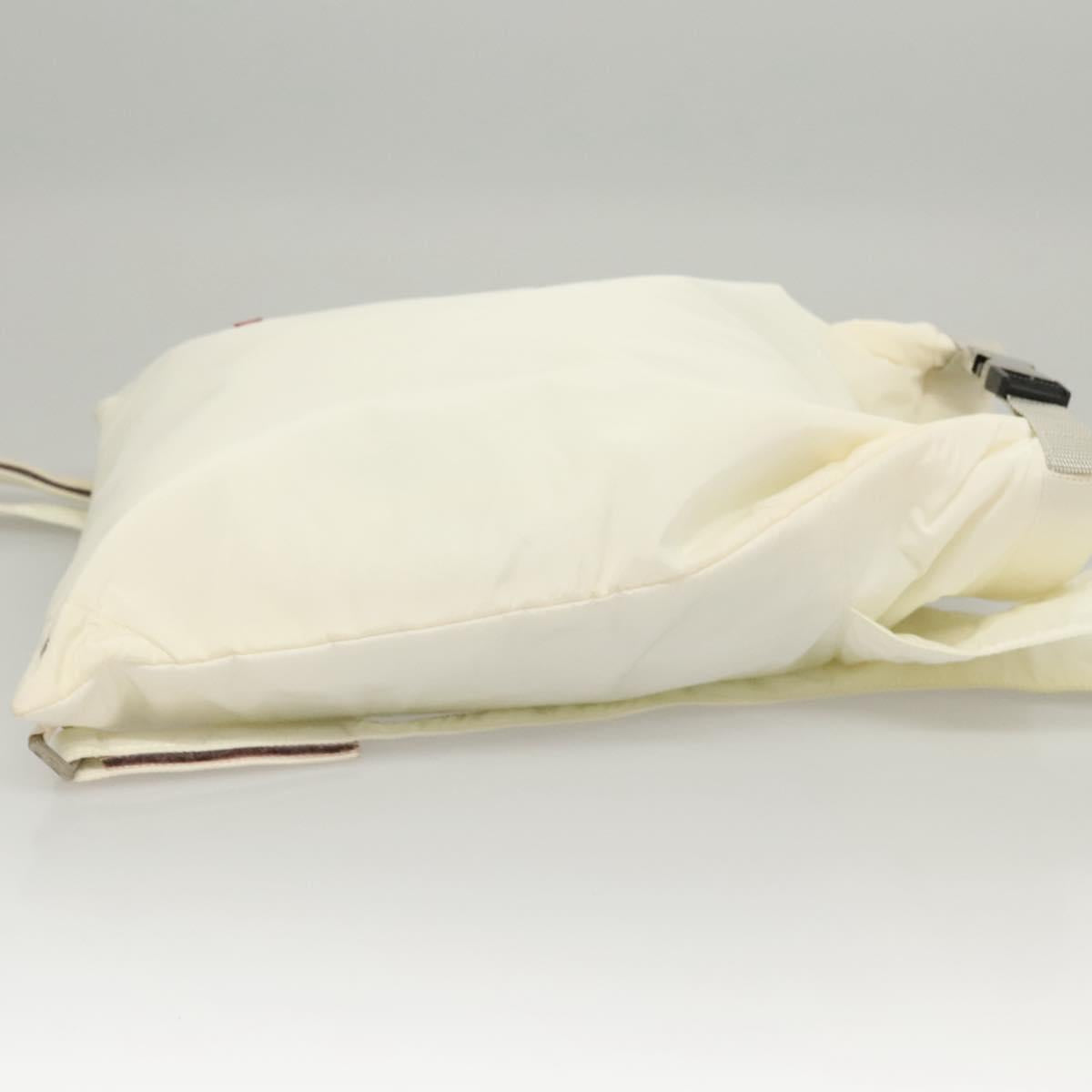 PRADA Sports Backpack Nylon White Auth hk2405