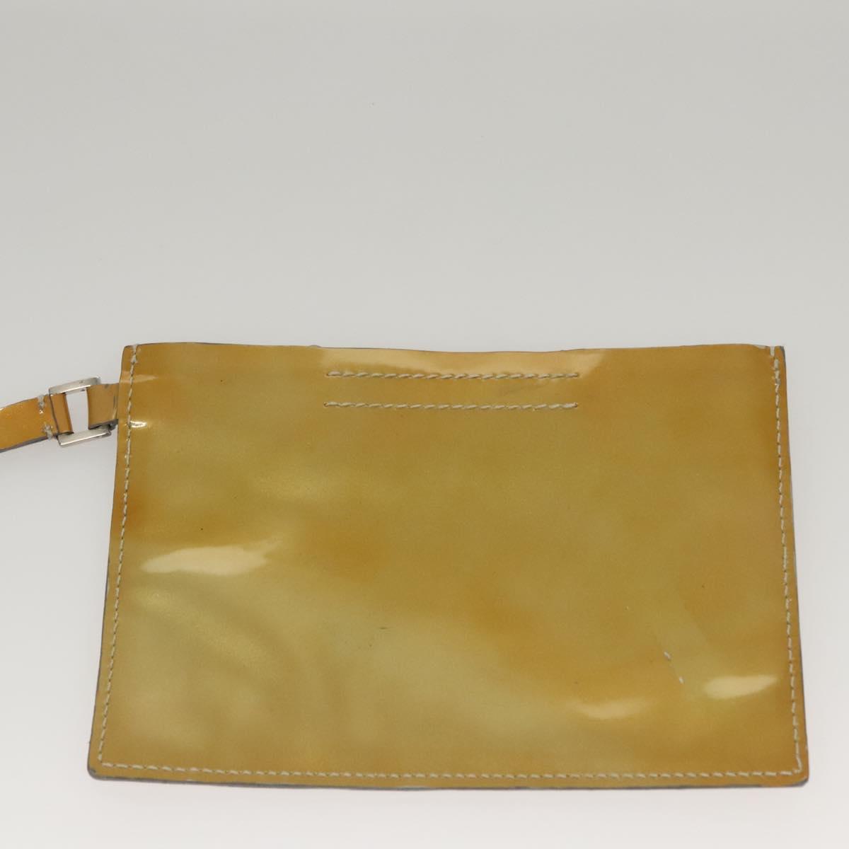 PRADA Shoulder Bag Nylon White Silver Auth hk2408