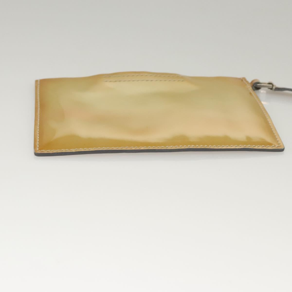 PRADA Shoulder Bag Nylon White Silver Auth hk2408