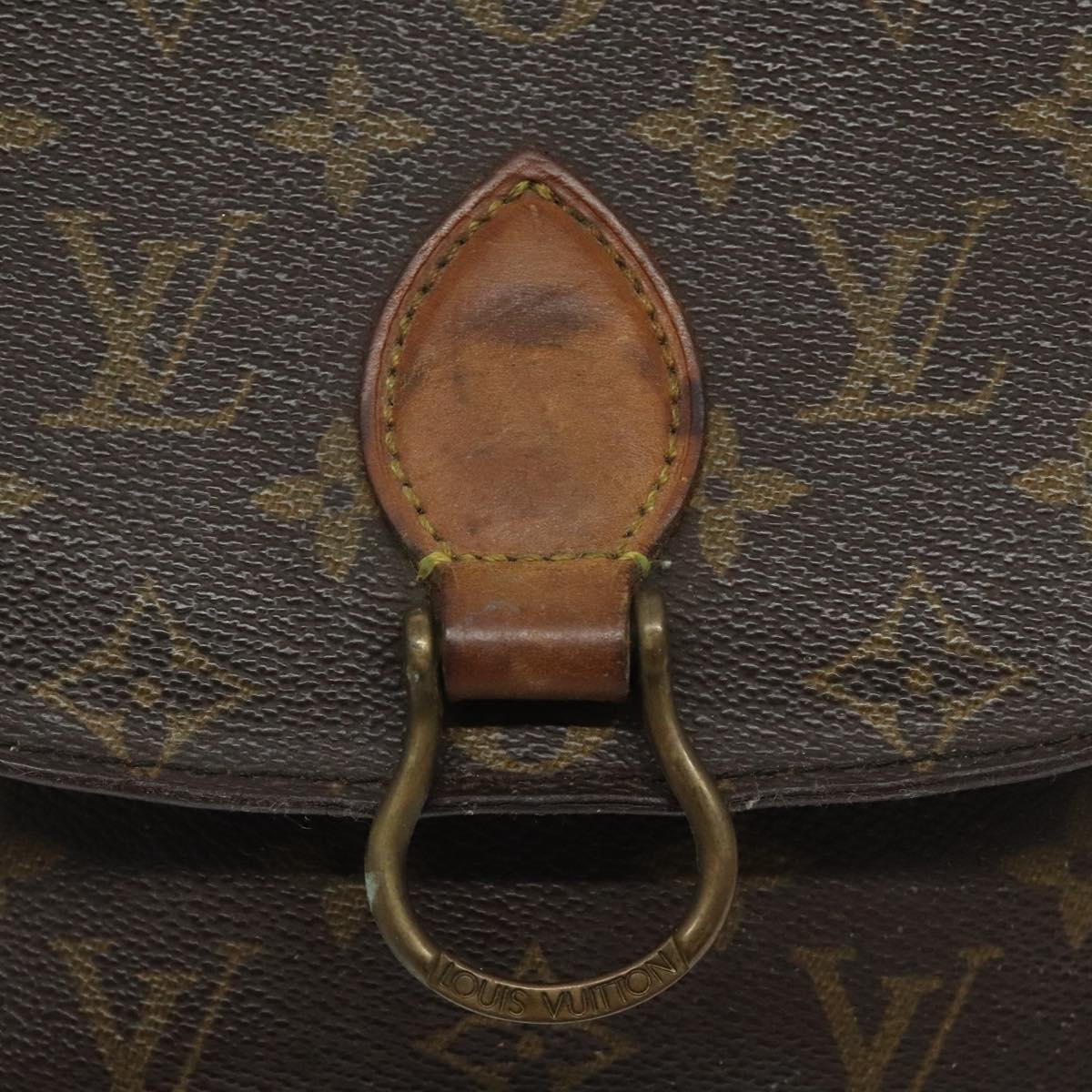 LOUIS VUITTON Monogram Saint Cloud MM Shoulder Bag M51243 LV Auth hk2429
