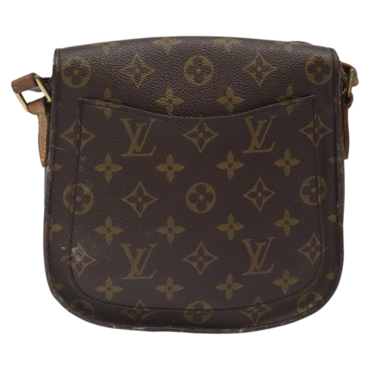 LOUIS VUITTON Monogram Saint Cloud MM Shoulder Bag M51243 LV Auth hk2429