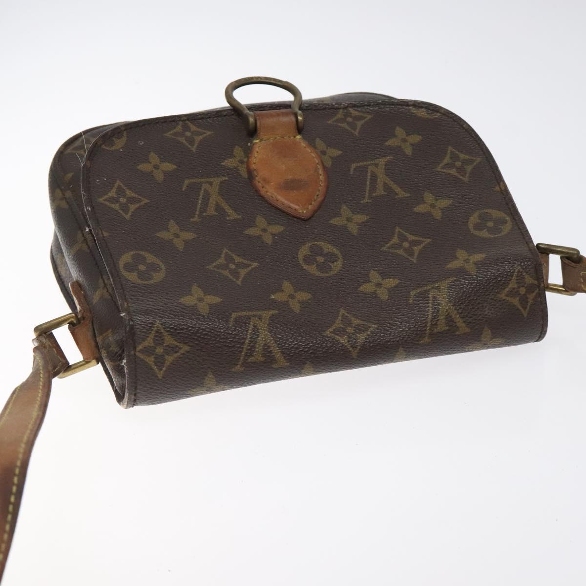 LOUIS VUITTON Monogram Saint Cloud MM Shoulder Bag M51243 LV Auth hk2429