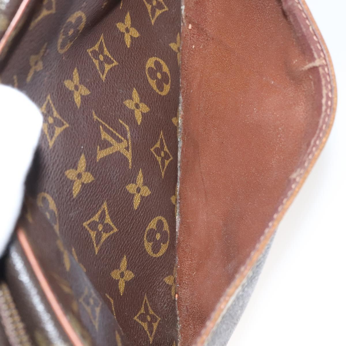 LOUIS VUITTON Monogram Compiegne 28 Clutch Bag M51845 LV Auth hk2440