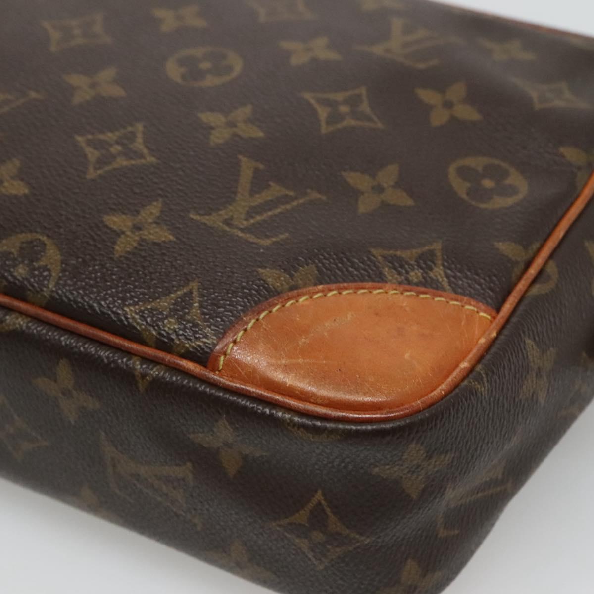 LOUIS VUITTON Monogram Compiegne 28 Clutch Bag M51845 LV Auth hk2441