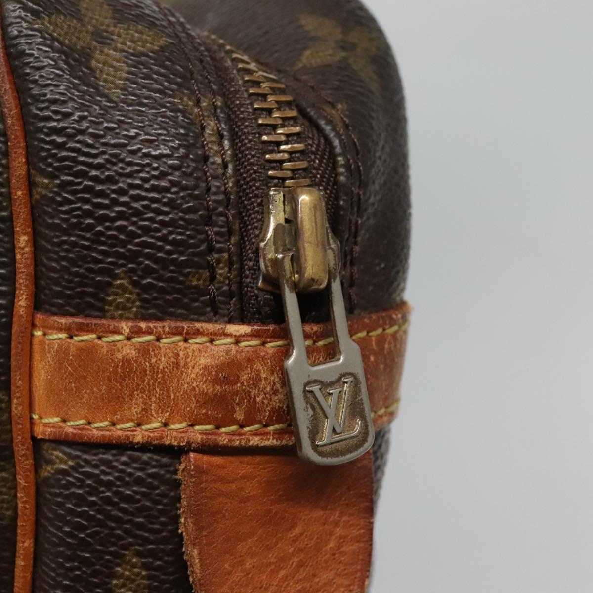 LOUIS VUITTON Monogram Compiegne 28 Clutch Bag M51845 LV Auth hk2441