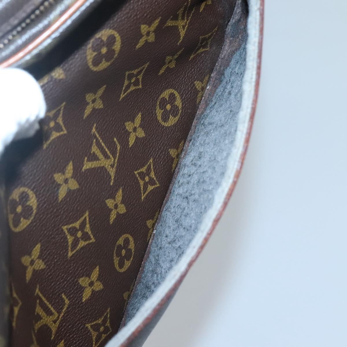 LOUIS VUITTON Monogram Compiegne 28 Clutch Bag M51845 LV Auth hk2441
