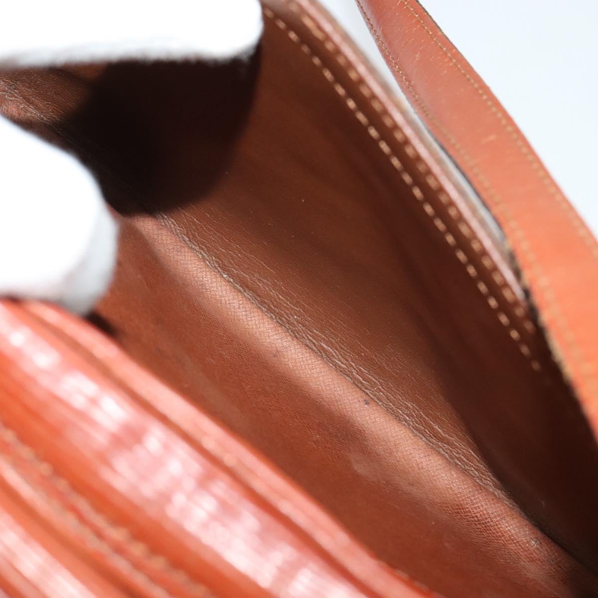 LOUIS VUITTON Epi Jeune FilleMM Shoulder Bag Brown M52153 LV Auth hk2446