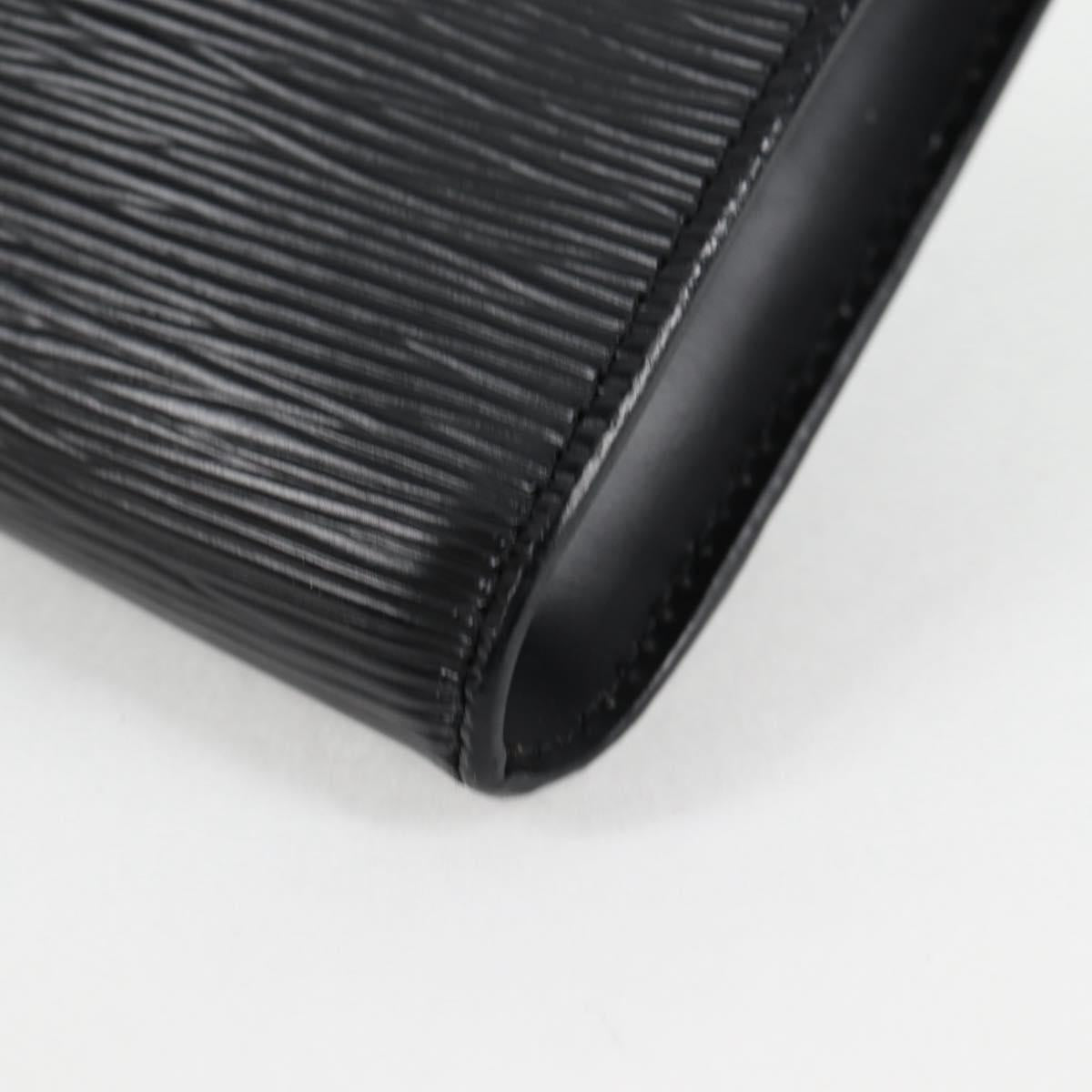 LOUIS VUITTON Epi Pochette Accessoires Pouch Black M52982 LV Auth hk2447