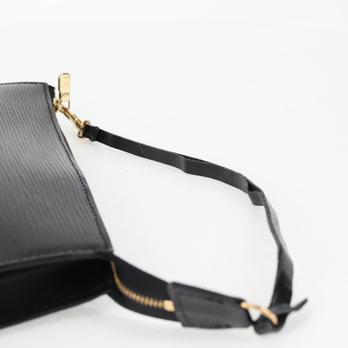 LOUIS VUITTON Epi Pochette Accessoires Pouch Black M52982 LV Auth hk2447