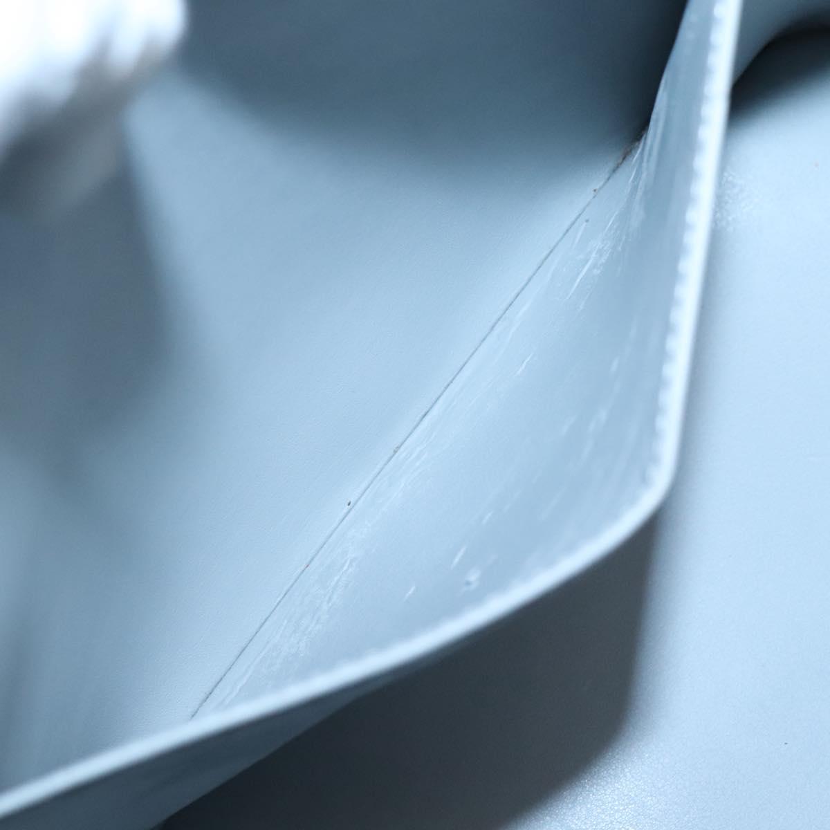 LOUIS VUITTON Monogram Vernis Houston Hand Bag Gris M91053 LV Auth hk2535