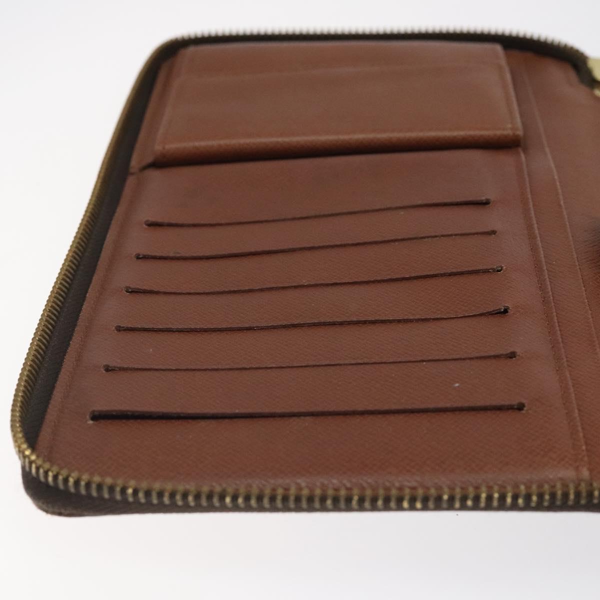 LOUIS VUITTON Monogram Organizer De Voyage Travel Case M60120 LV Auth hk2547