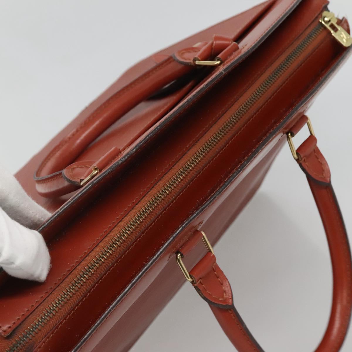 LOUIS VUITTON Epi Riviera Hand Bag Brown M48183 LV Auth hk2549