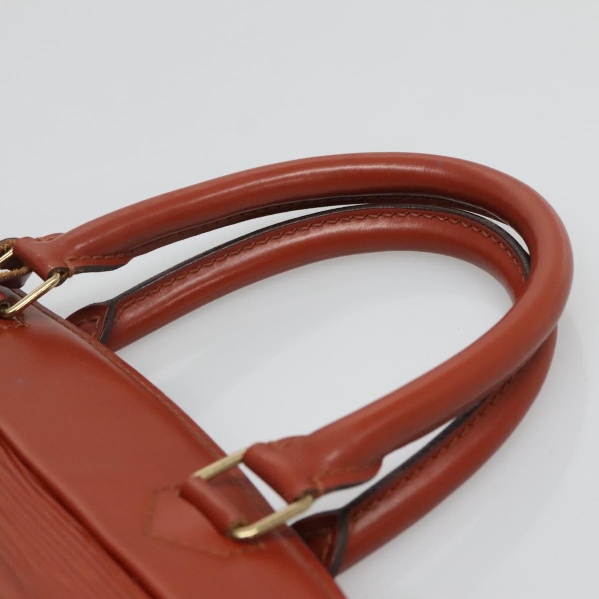 LOUIS VUITTON Epi Riviera Hand Bag Brown M48183 LV Auth hk2549