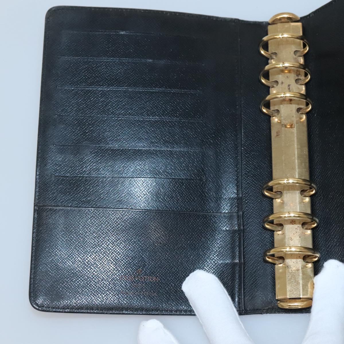 LOUIS VUITTON Epi Agenda MM Day Planner Cover Red R20047 LV Auth hk2551