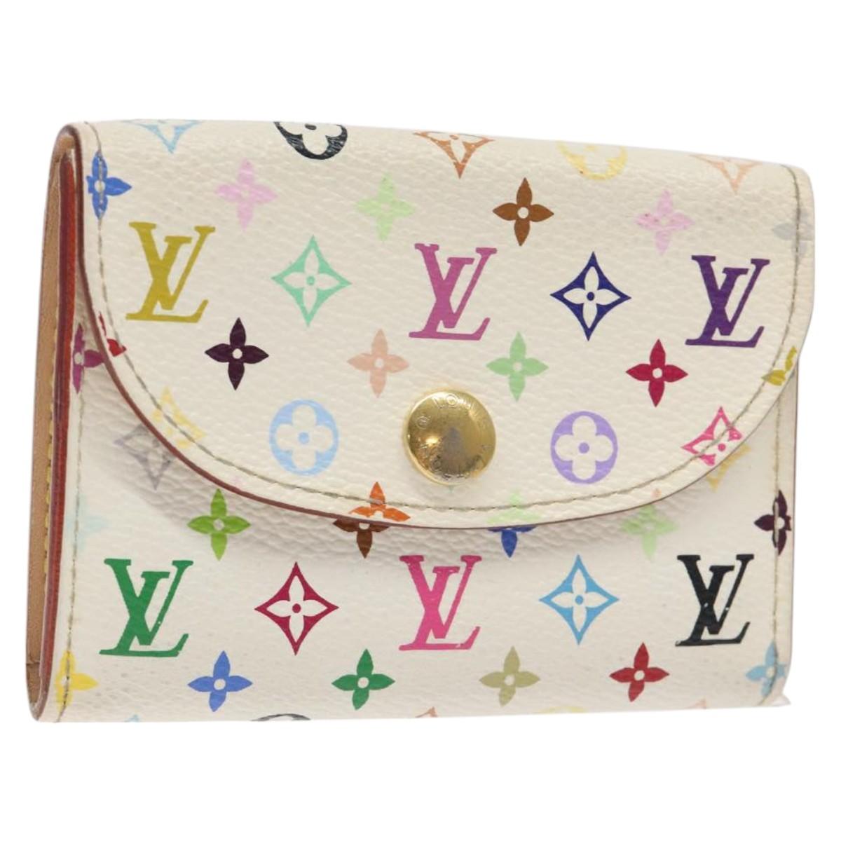 LOUIS VUITTON Monogram Multicolor Anvelop Cult De Vuitto M66557 LV Auth hk2553